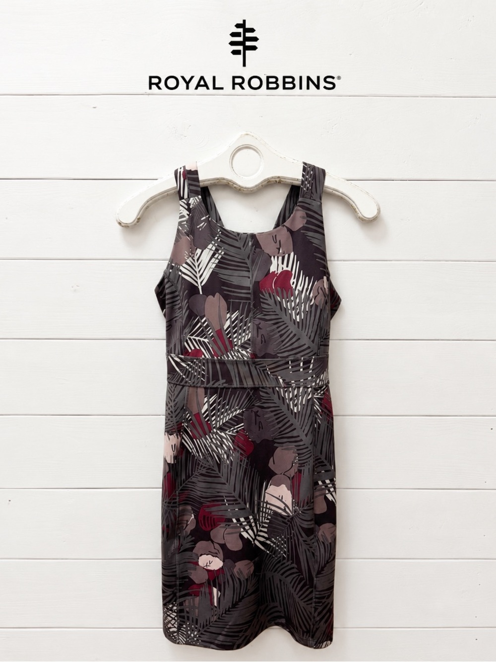 Royal Robbins Tropical Print Cross-Back Dress – Size Small